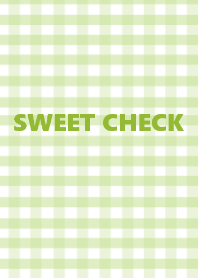 SWEET CHECK -yellowgreen-