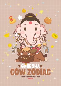 Ganesha & Cow Zodiac + Fortune