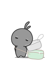 rabbit staring-107