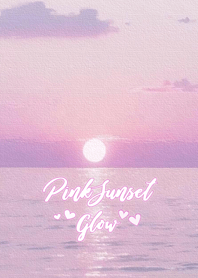 แสงพระอาทิตย์ตกสีชมพู