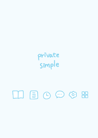 Private simple -snow white-