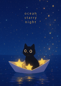 ocean starry night