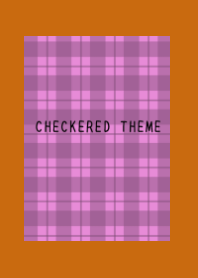 PINK CHECKERED THEME-TERRACOTTA