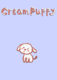 Simple cream puppy