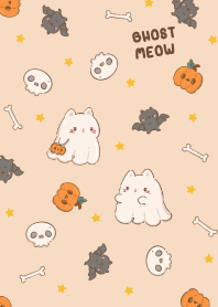 GHOST MEOW (Halloween Cat)