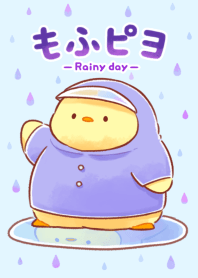 Soft and cute chick(Rainy day)