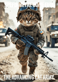 The advancing cat army 45