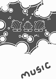 Twisted Cactus J-Dark Gray (bw1)