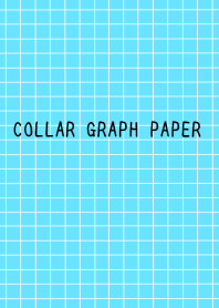 COLLAR GRAPH PAPER-AQUA BLUE