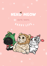 meow's xmas / shell pink