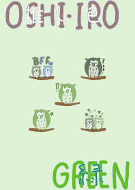 I found my OSHI-IRO , Green-66