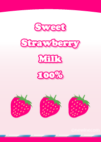 Sweet Strawberry Milk 100%