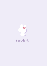 Rabbits5 Ribbon - Purple