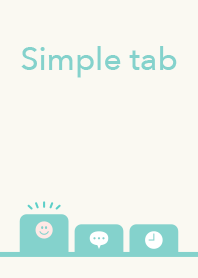 Simple tab(mint green)