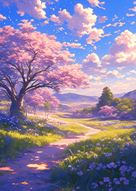 絕美仙境紫櫻花❤️