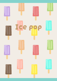 Ice pop01 on blue