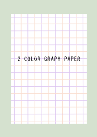 2 COLOR GRAPH PAPER/PINK&PURPLE/GREEN BE