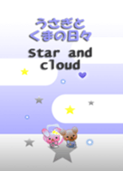 Rabbit and bear daily<Star and cloud>