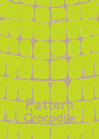 Pattern Crocodile wakakusairo