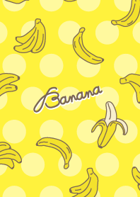 Banana -Yellow dot-