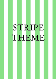 STRIPE THEMEj-WHITE&GREEN