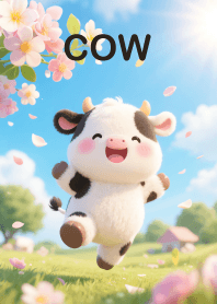 Kawaii Fluffy Baby Cow Theme