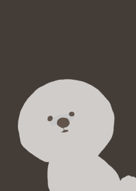 White dog doll