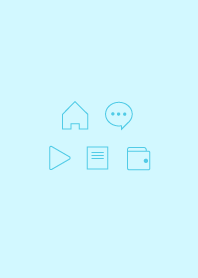 light blue simple basic