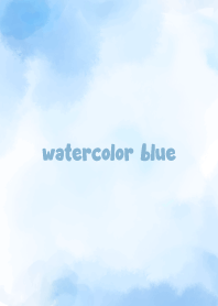Watercolor blue 9