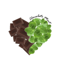 Chocolate Mint Heart
