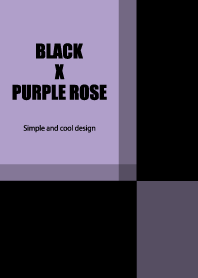 BLACK X PURPLE ROSE