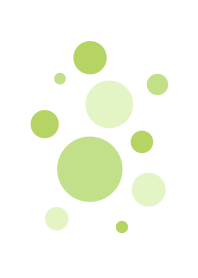 Light green dots.