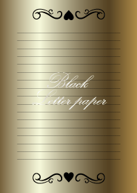 Black Letter paper *GOLD 2*
