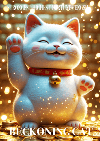 Wealth luck beckoning cat 44