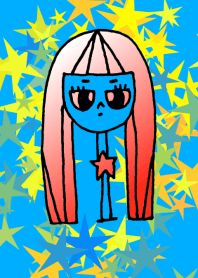 neck lady star shower B 3