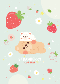 Teddy Bear Strawberry Kawaii