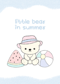 little bear in summer