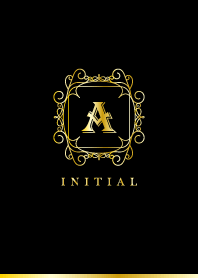 GOLD INITIAL -A-