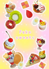Fake sweets pink&yellow! Revised