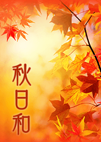 Autumn day theme from Japan
