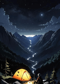 Camping in the mountains ws6j0