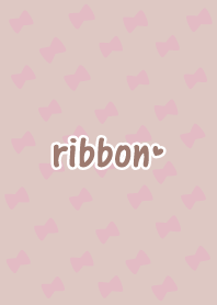 リボン'チョコブラウン'