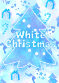 Blue and white christmas