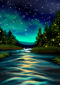 Beautiful starry night view#1081