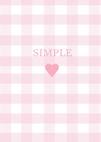 SIMPLE HEART //check pink