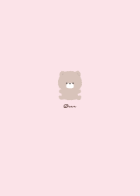 シンプルくま ピンク