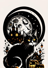 halloween cat 55B5Dd