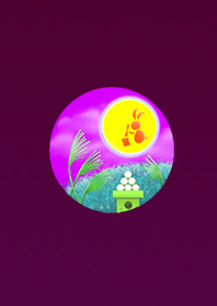 満月の窓ピンク