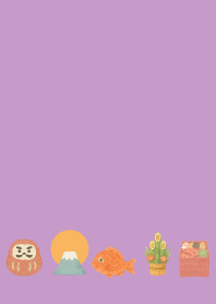 Japanese New Year01 light purple