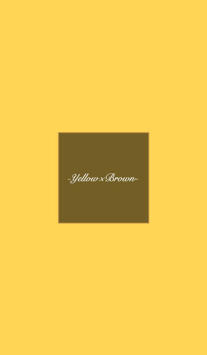 SIMPLE -Yellow Brown-